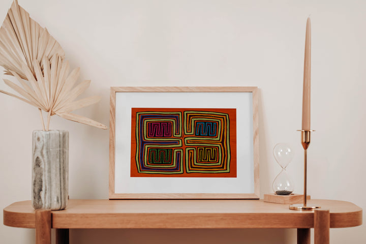Machine-Stitched Classic Design Mola