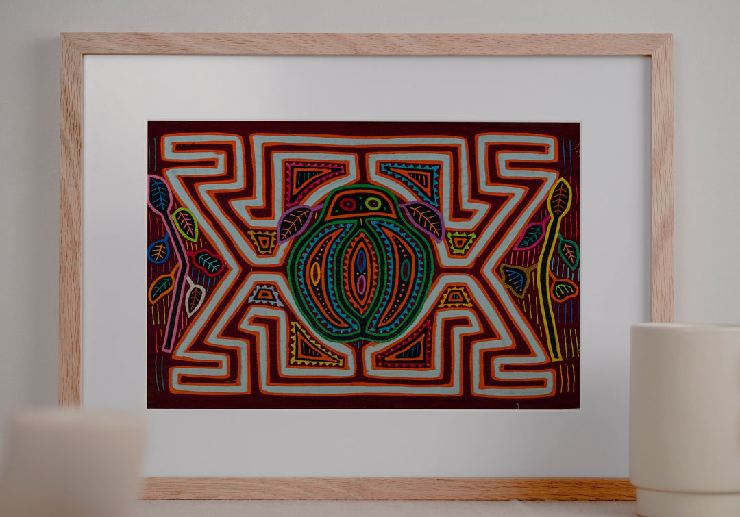 Machine-Stitched Classic Design Mola