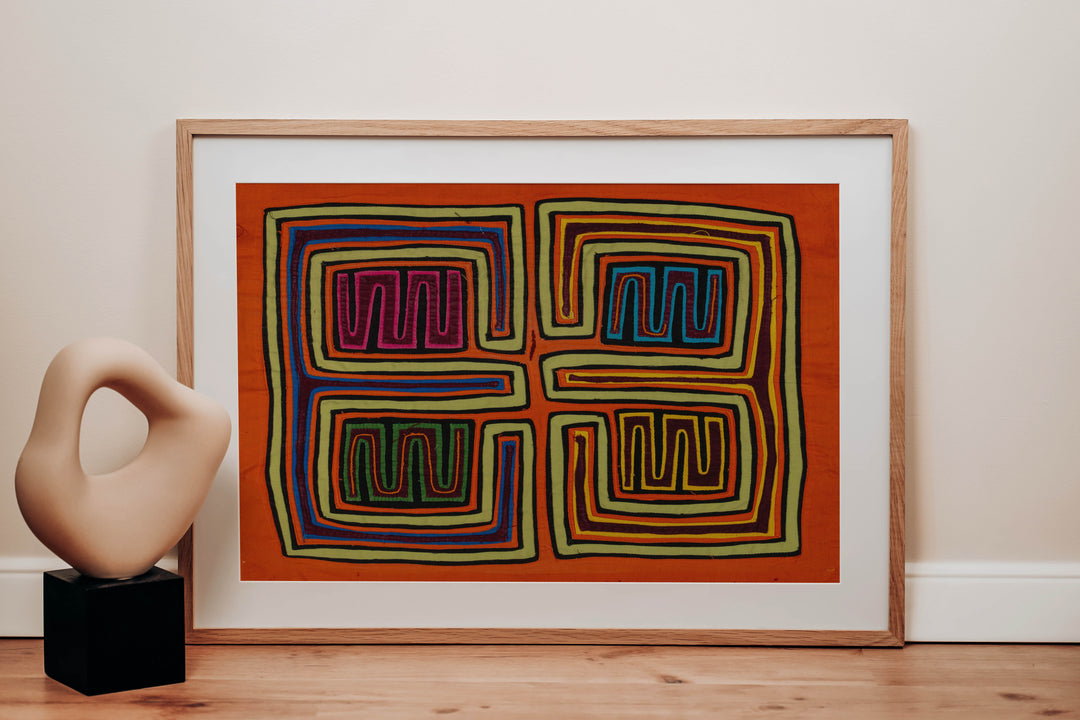 Machine-Stitched Classic Design Mola