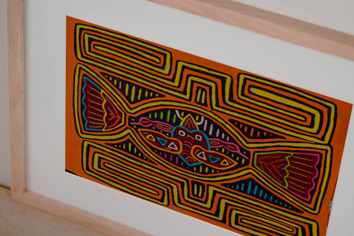 Orange And Yellow Birdcage Mola