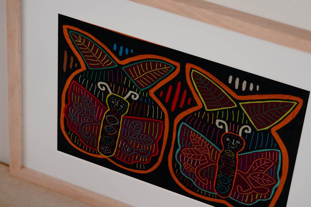 Black And Orange Butterfly Mola