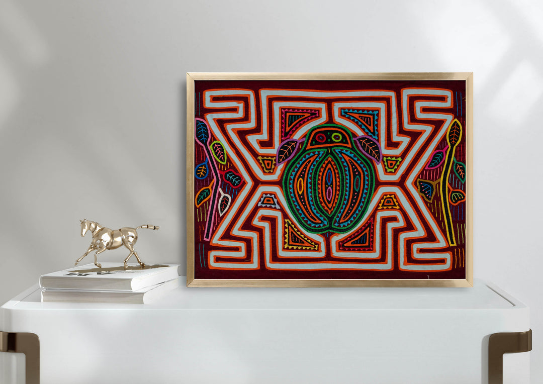 Machine-Stitched Classic Design Mola
