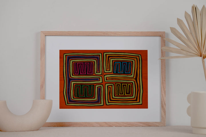 Machine-Stitched Classic Design Mola