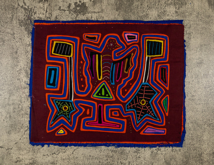 Machine-Stitched Classic Design Mola