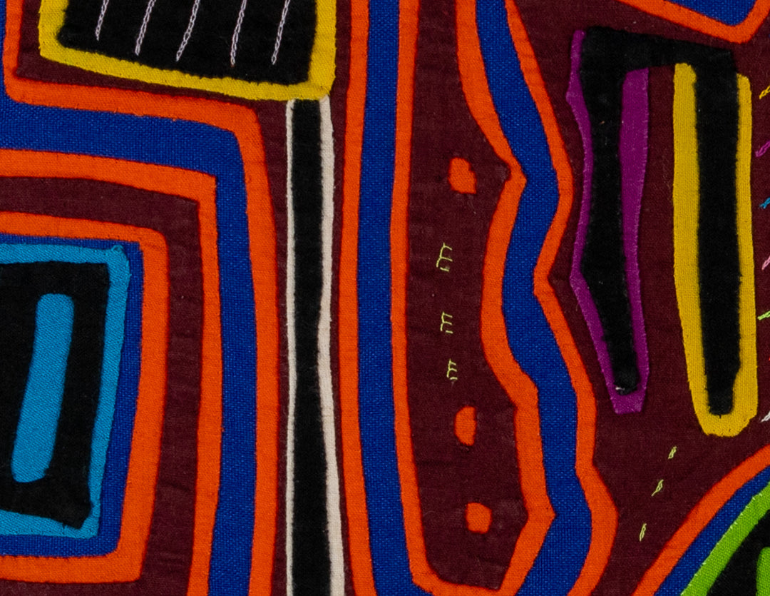 Machine-Stitched Classic Design Mola