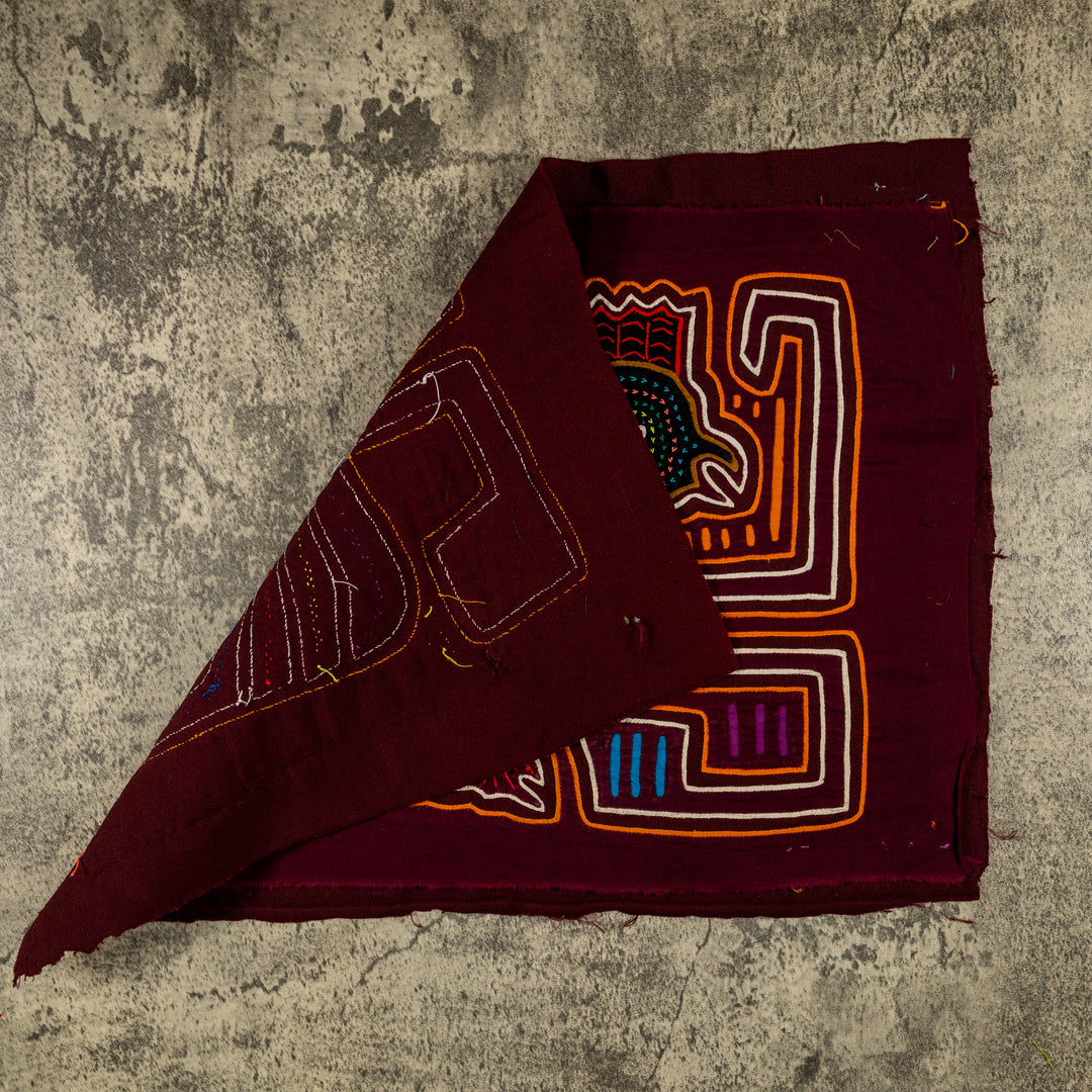 Burgundy Cock-Adoodle-Doo Rooster Mola