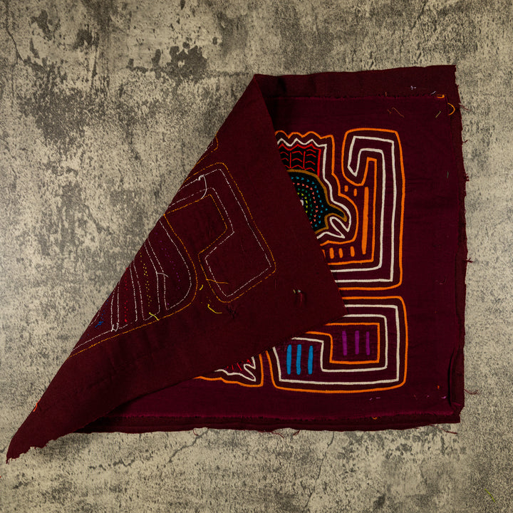 Burgundy Cock-Adoodle-Doo Rooster Mola