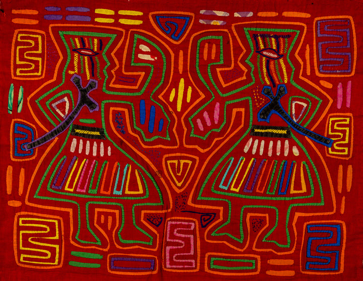 Kuna Dancers Museum Quality Mola