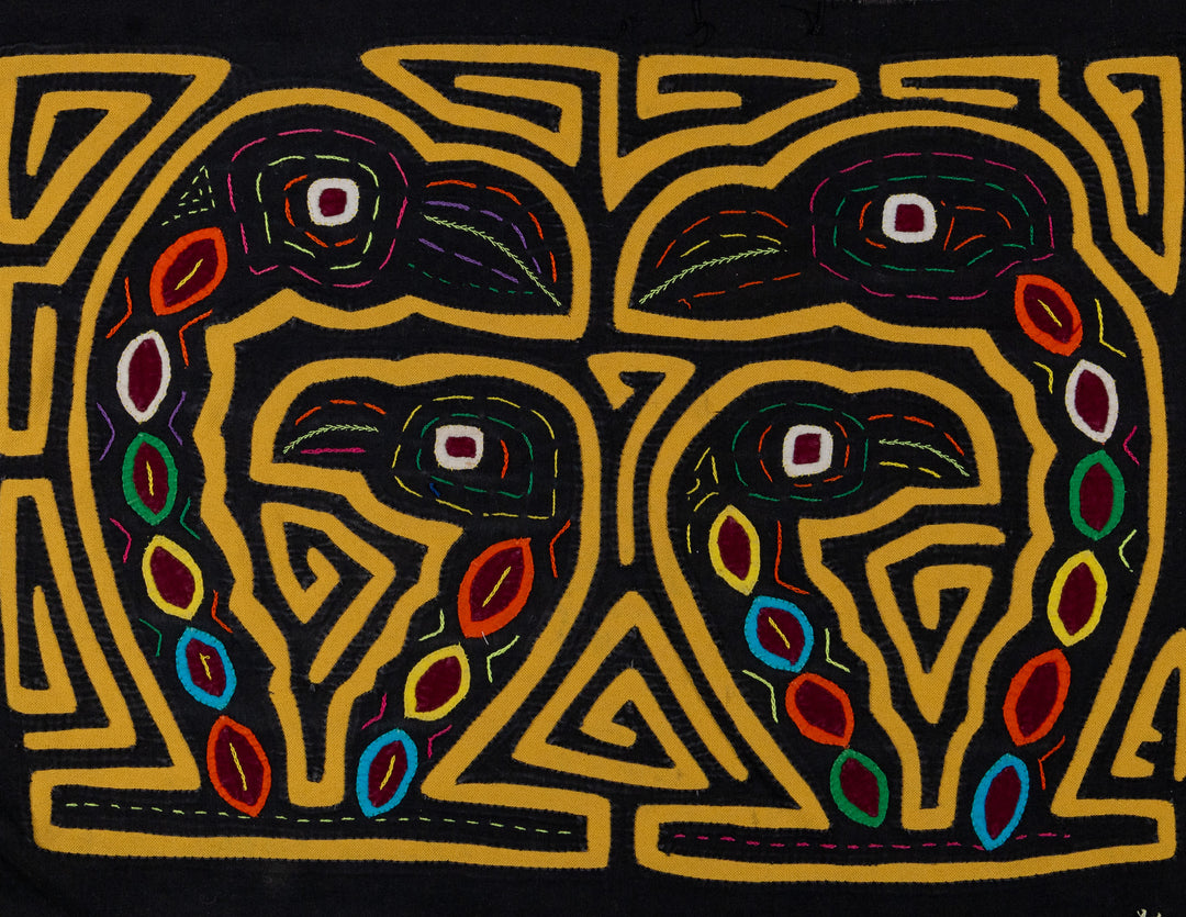Black And Gold Bird Family Affair Mola