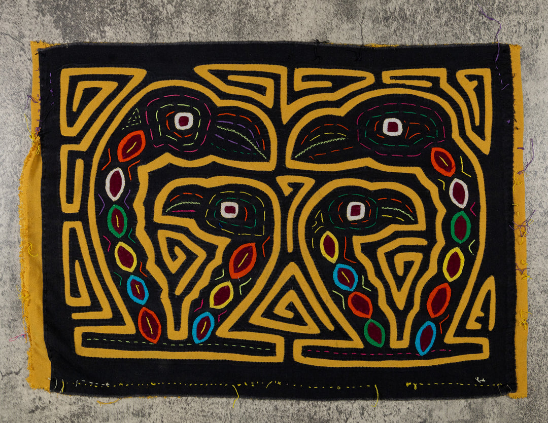 Black And Gold Bird Family Affair Mola
