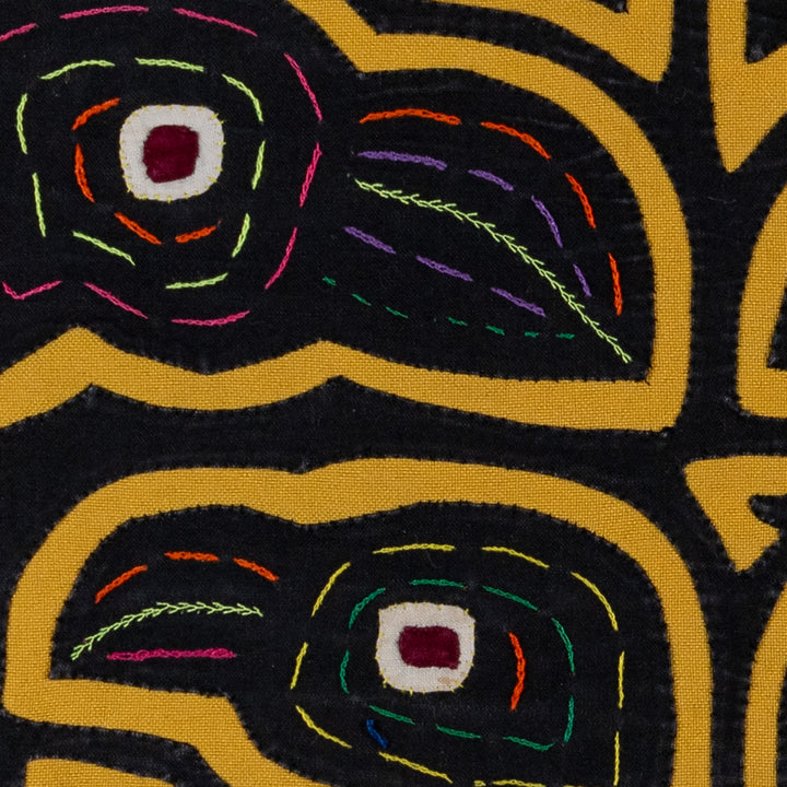 Black And Gold Bird Family Affair Mola