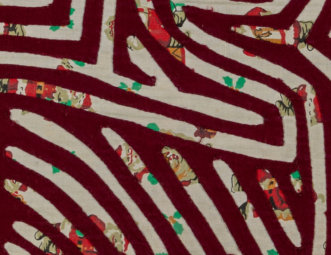 Burgundy And White Happy Swan Mola