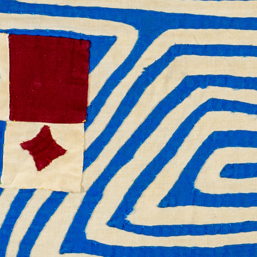 Vintage Red White And Blue Patriotic Panamanian Flag Mola
