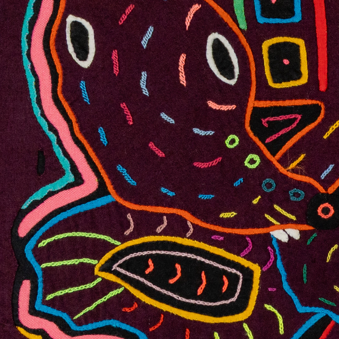 Maroon And Pink Twisted Neck Goose Bird Mola
