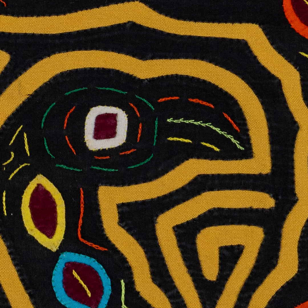 Black And Gold Bird Family Affair Mola