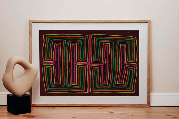 Machine-Stitched Classic Design Mola