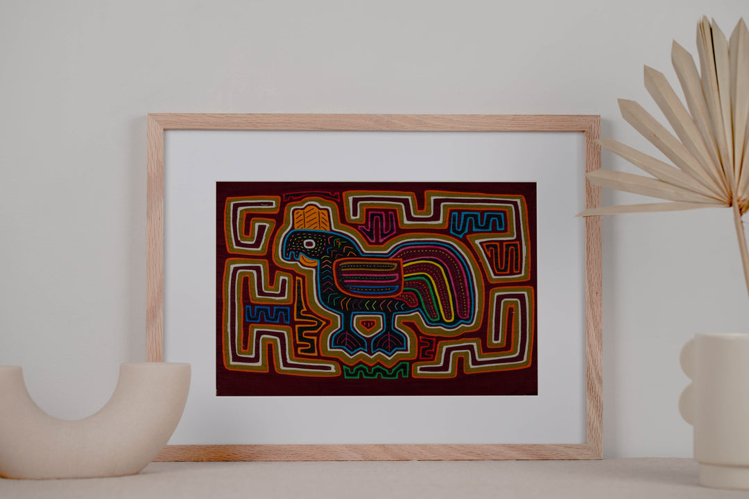 Machine-Stitched Classic Design Mola