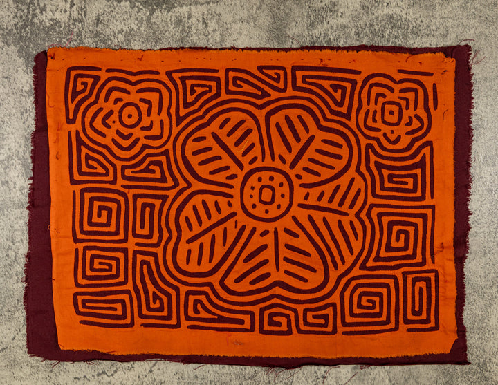 Orange And Brown Sunflower Mola