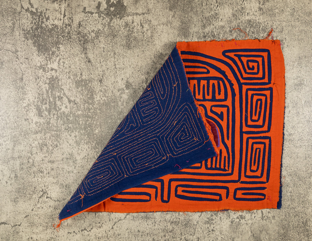 Orange And Blue Birdcage Mola