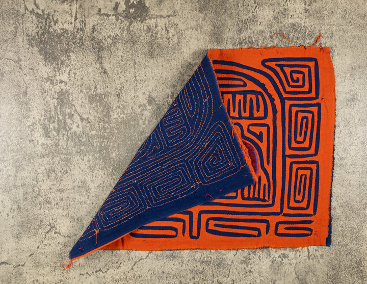 Orange And Blue Birdcage Mola