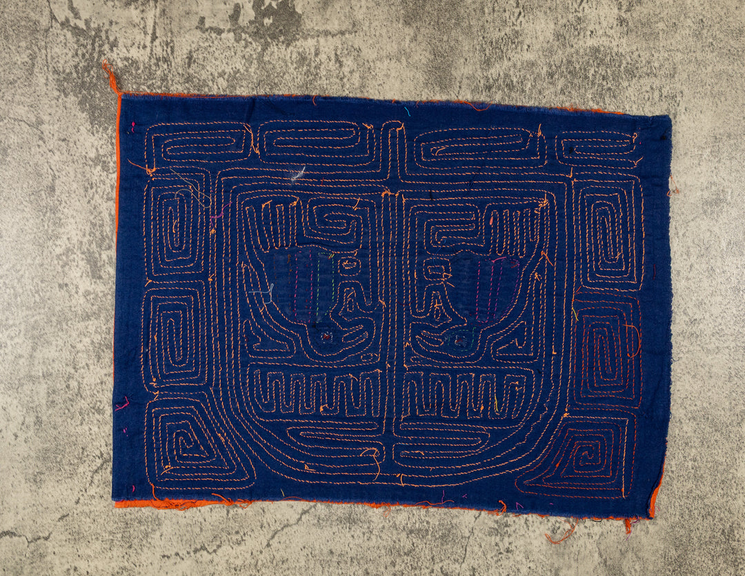 Orange And Blue Birdcage Mola