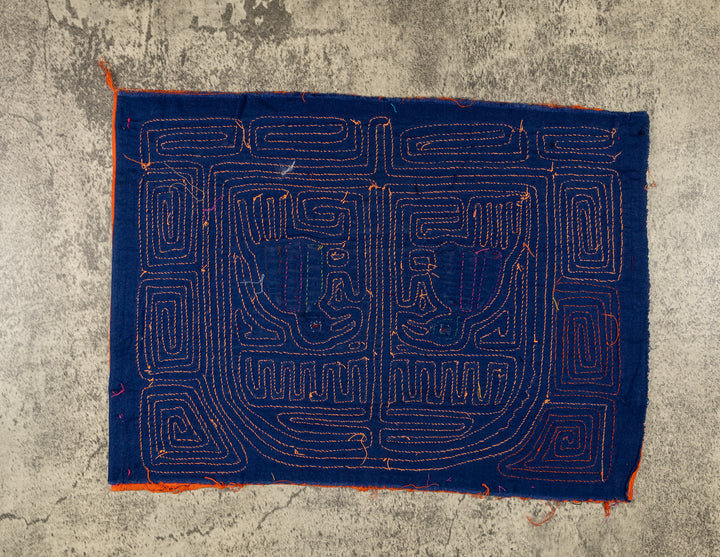 Orange And Blue Birdcage Mola