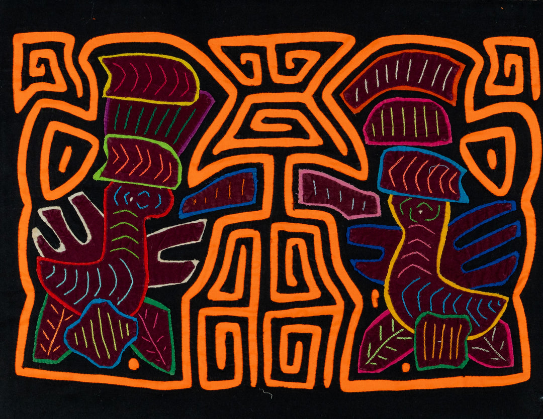 Neon Orange Seal Balancing Act Mola