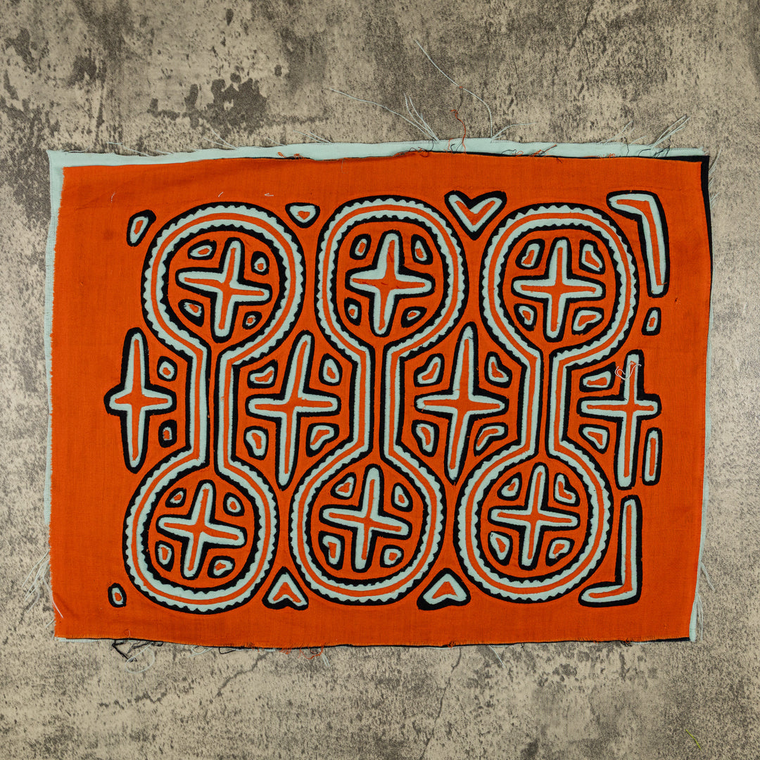 Orange And White Baby Rattle Mola