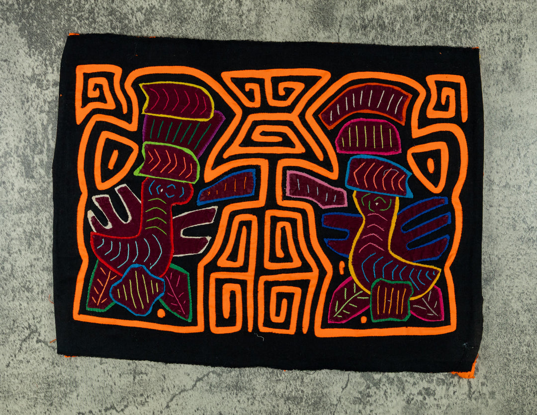 Neon Orange Seal Balancing Act Mola