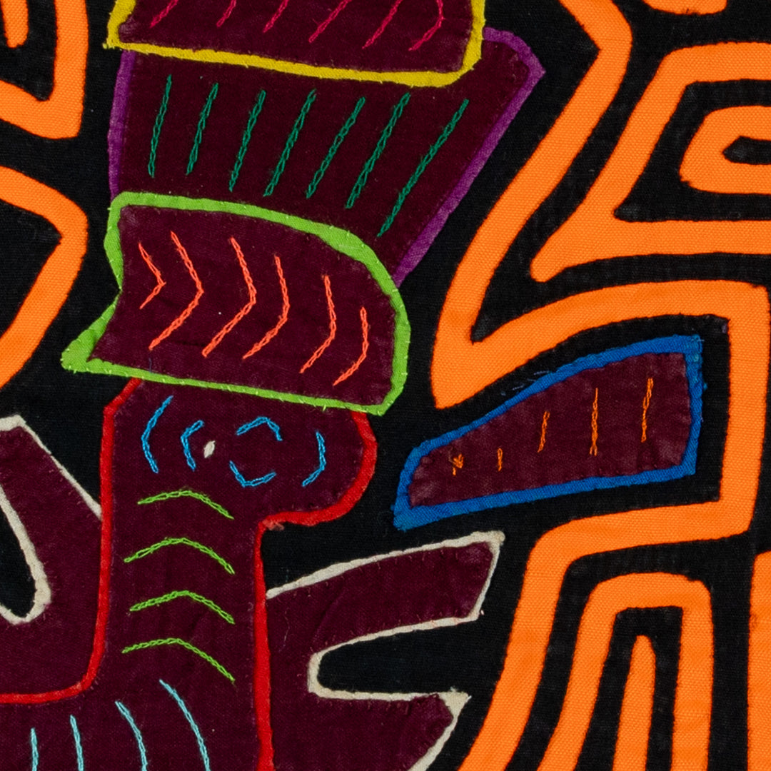 Neon Orange Seal Balancing Act Mola