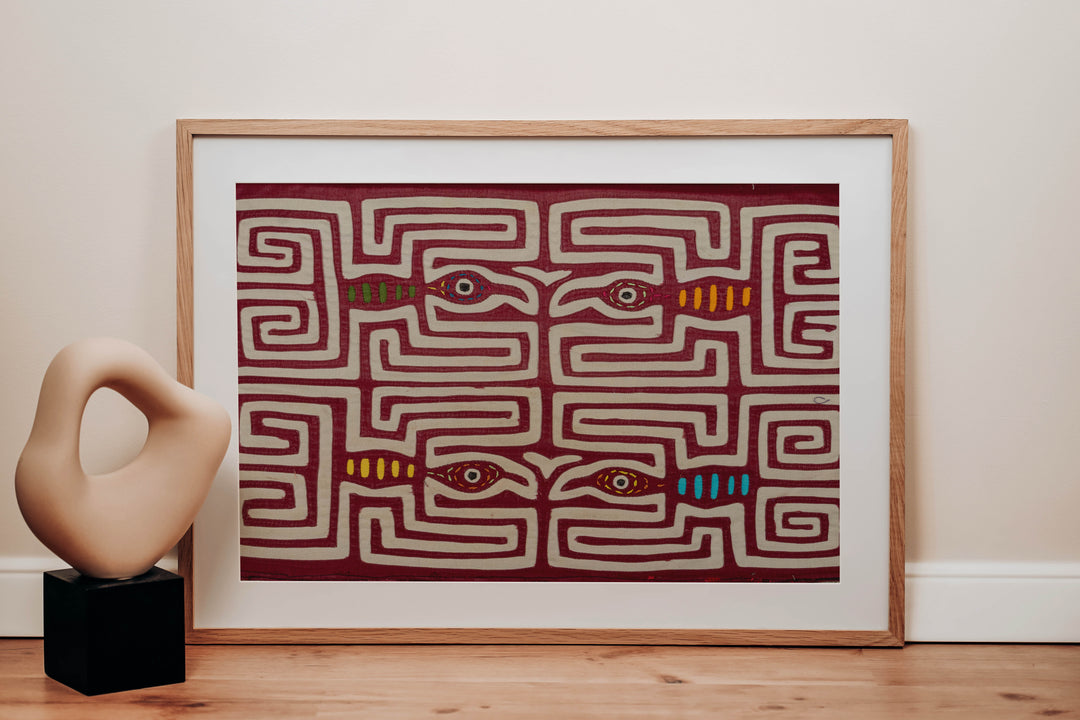 Machine-Stitched Classic Design Mola