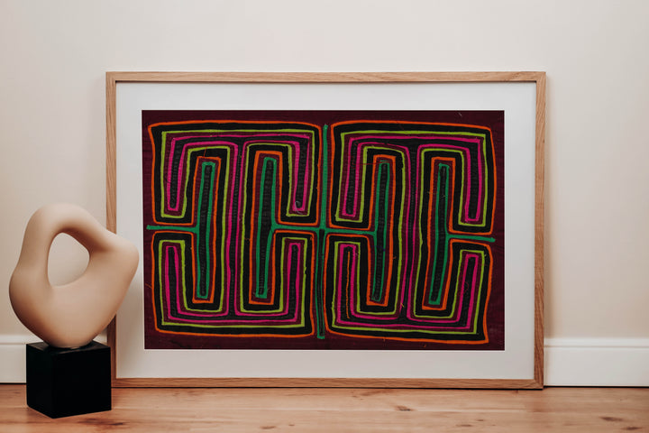 Machine-Stitched Classic Design Mola