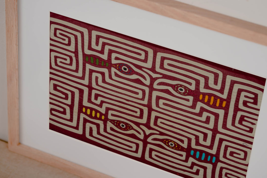 Machine-Stitched Classic Design Mola