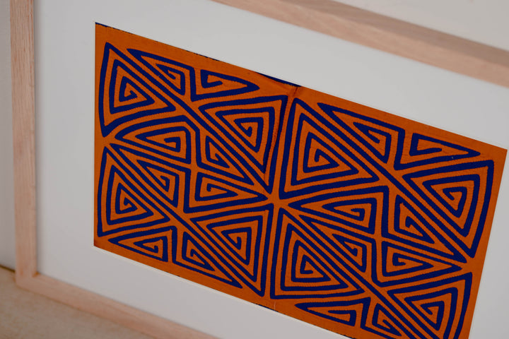 Orange And Blue Classic Design Mola