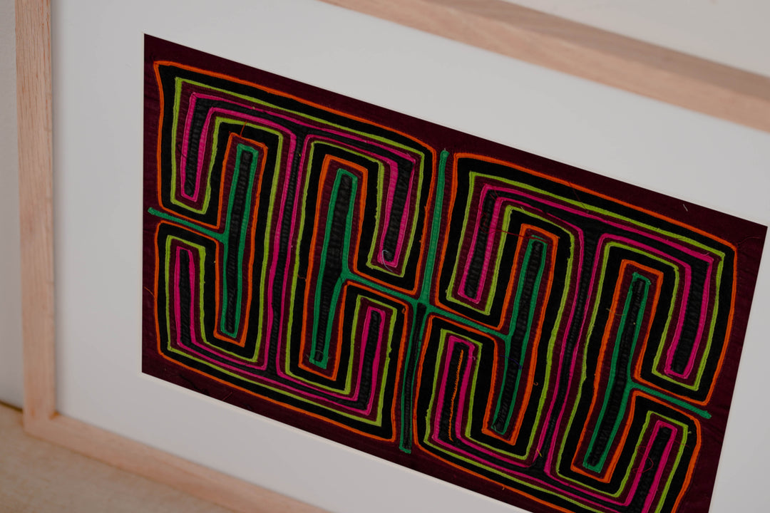 Machine-Stitched Classic Design Mola