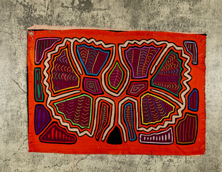 Orange And White Floral Flower Mola