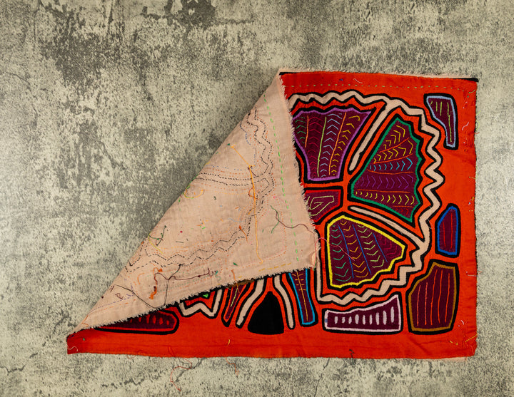 Orange And White Floral Flower Mola