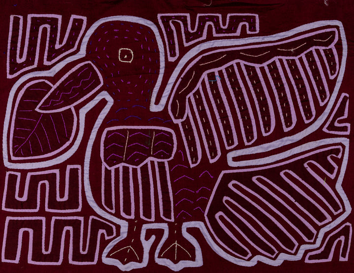 Maroon And Blue Duck Mola