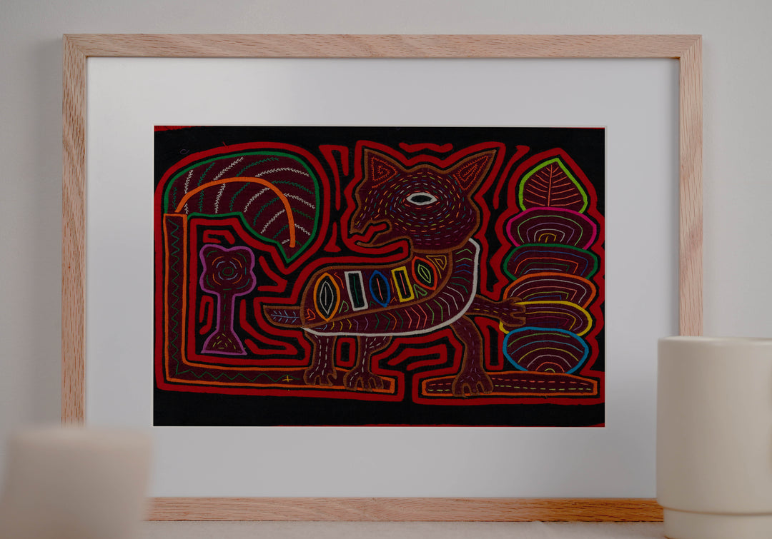 Red And Black Foxy Fox Of The Jungle Mola