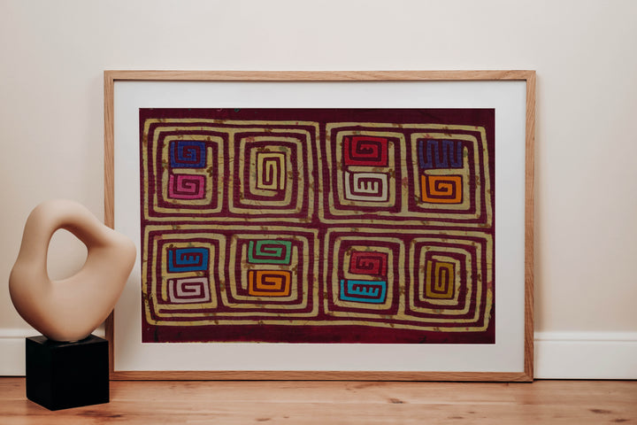 Machine-Stitched Classic Design Mola