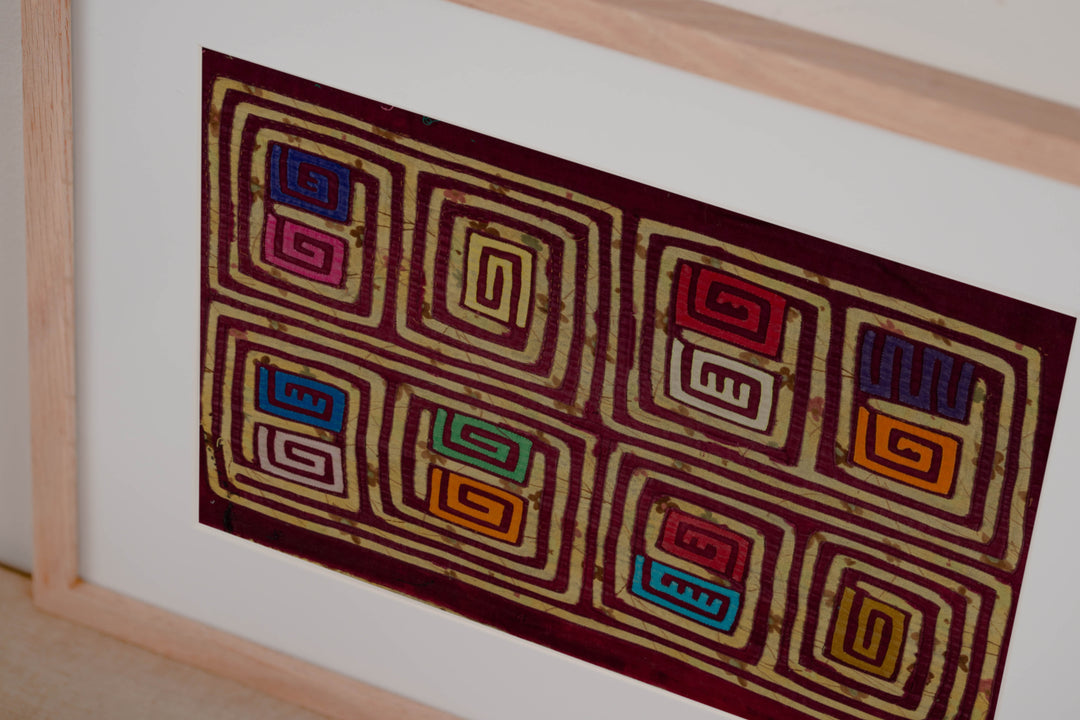 Machine-Stitched Classic Design Mola