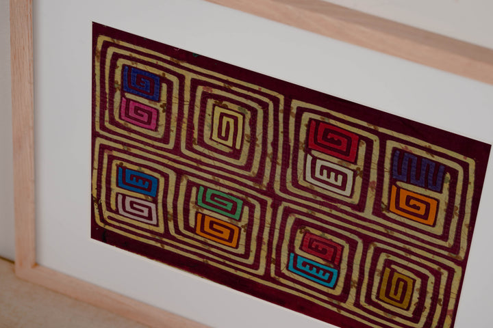 Machine-Stitched Classic Design Mola