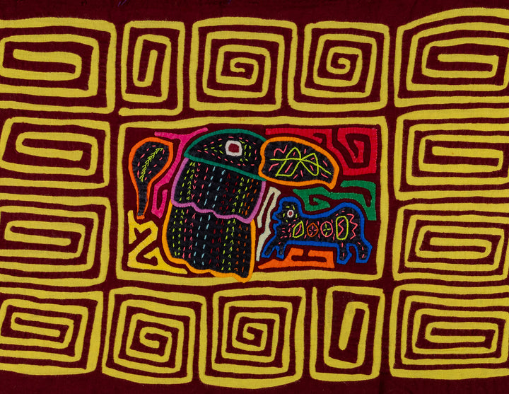 Burgundy And Yellow Toucan Bird Mola