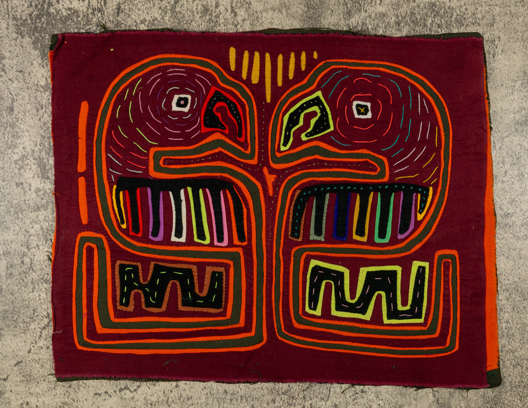 Burgundy And Orange Duel Parrot Bird Mola