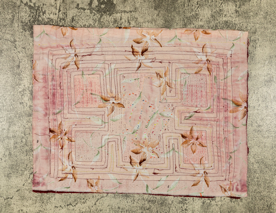 Vintage Machine-Stitched Classic Design Mola