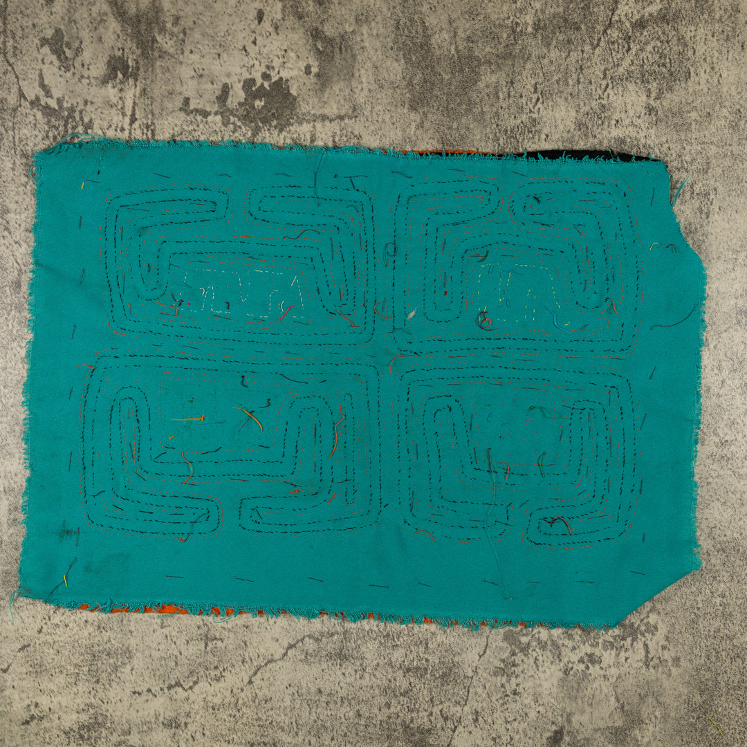 Orange And Turquoise Classic Design Mola