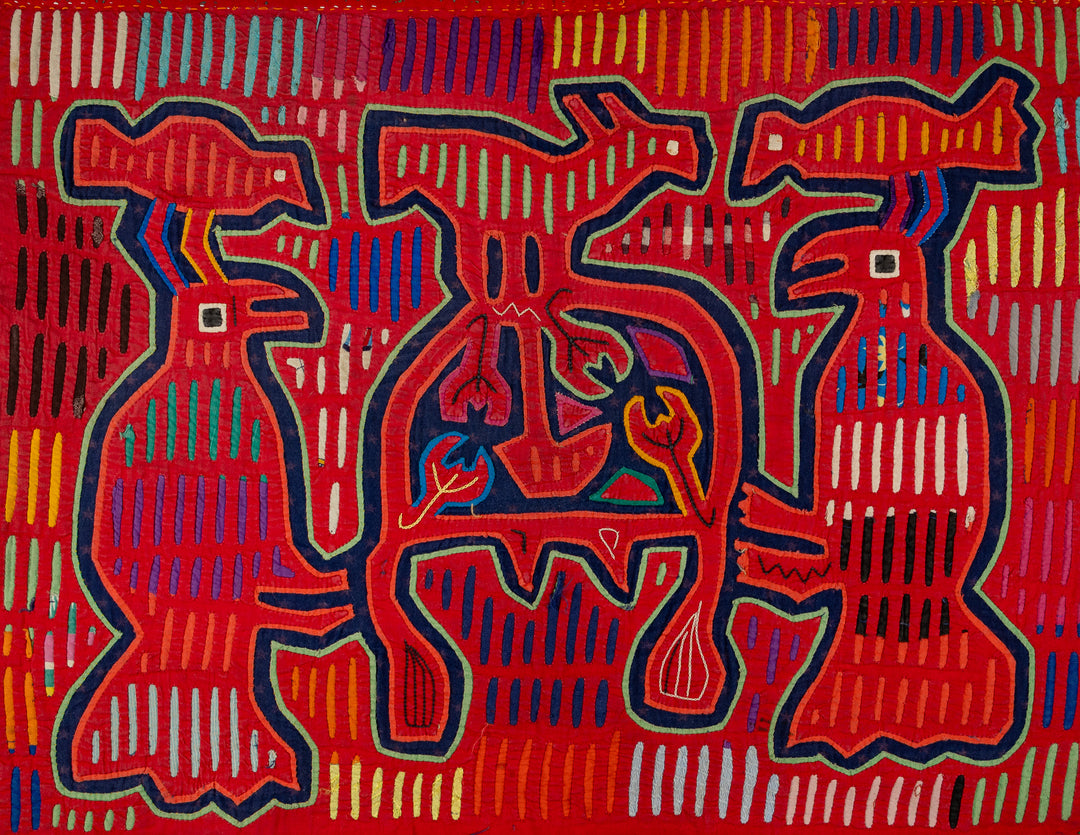 Magnificent Vintage Museum Quality Mola