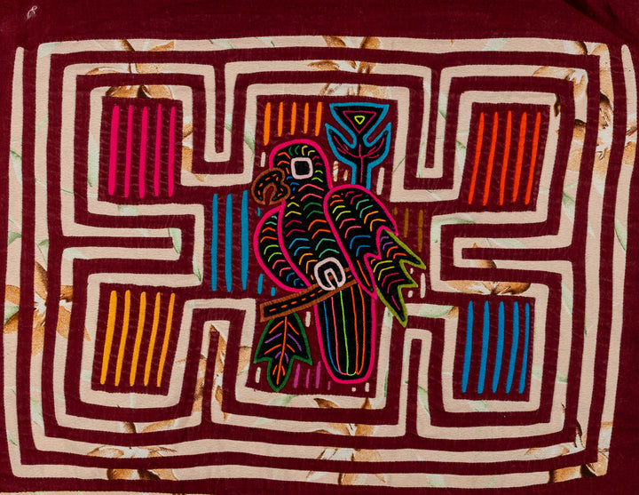 Vintage Machine-Stitched Classic Design Mola