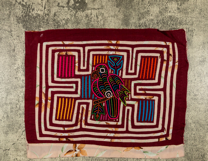 Vintage Machine-Stitched Classic Design Mola