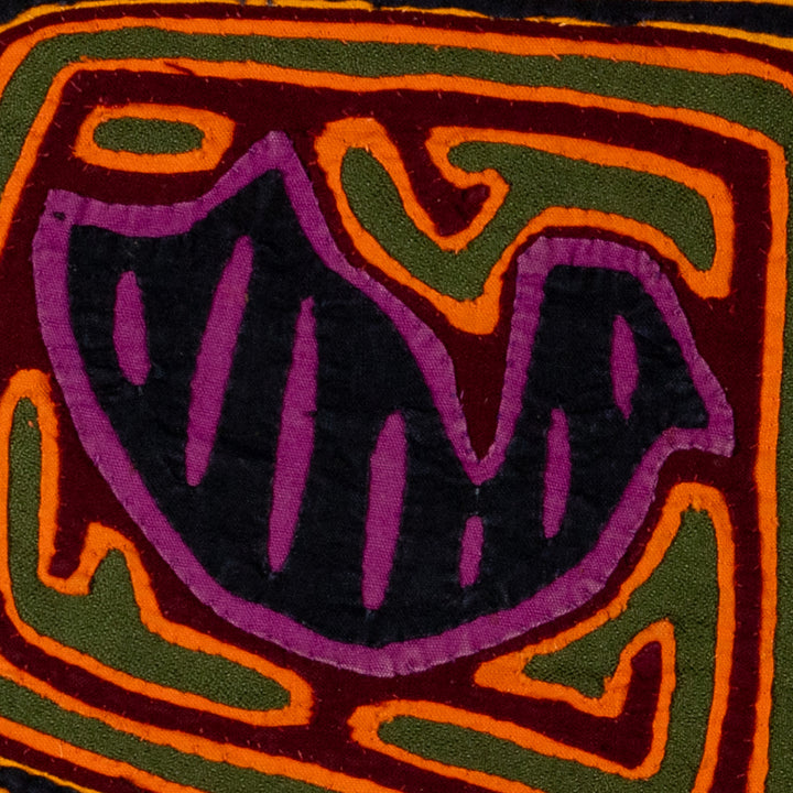 Vintage Burgundy And Gold Classic Design Mola